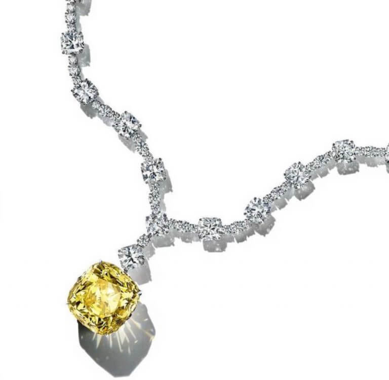 sarı pırlanta tiffany