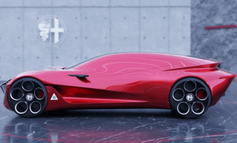 BİR TASARIMCI, FÜTURİSTİK ALFA ROMEO KONSEPTİNİ SUNUYOR haber