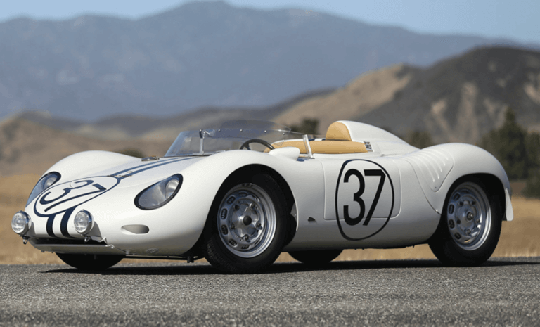 1959 PORSCHE 718 RSK YARIŞ ARABASI AÇIK ARTIRMADA. Times de Luxe