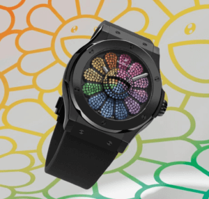HUBLOT ve TAKASHI MURAKAMI 13NFT SAAT SUNUYOR. Times de Luxe
