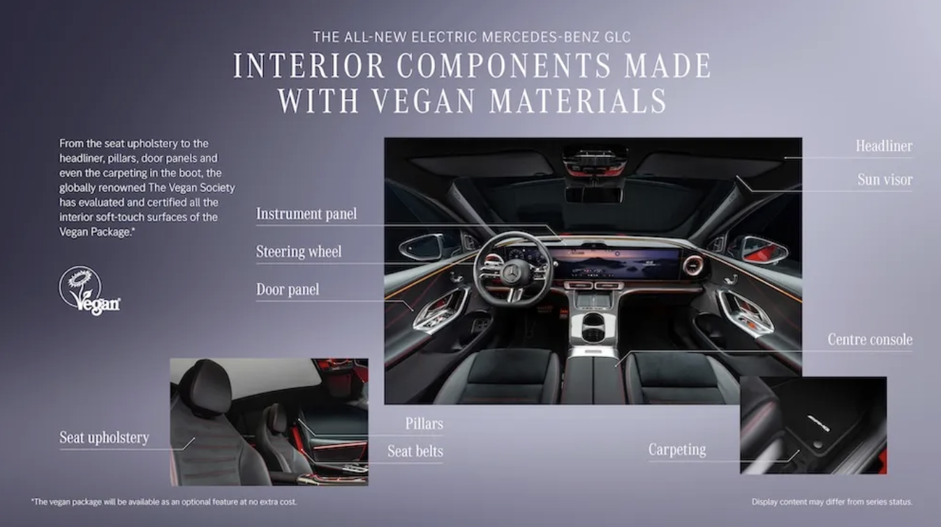 MERCEDES-BENZ, DÜNYADA VEGAN SERTİFİKALI İÇ MEKAN SUNAN İLK MARKA OLDU | Times de Luxe
